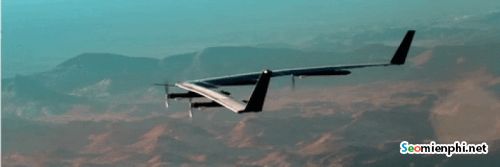 fb bay thu nghiem drone truyen internet chay bang nang luong mat troi