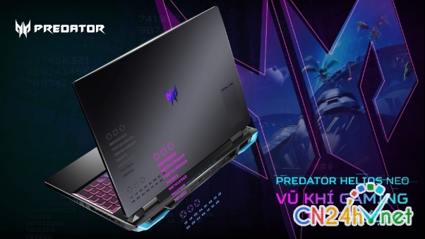 acer ra mat laptop gaming cao cap predator helios neo 16
