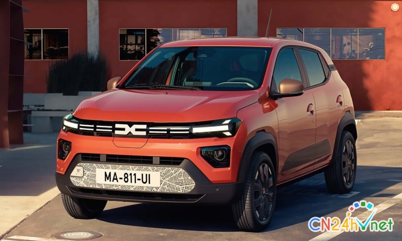 dacia spring ev 2024   xe dien co nho lo dien