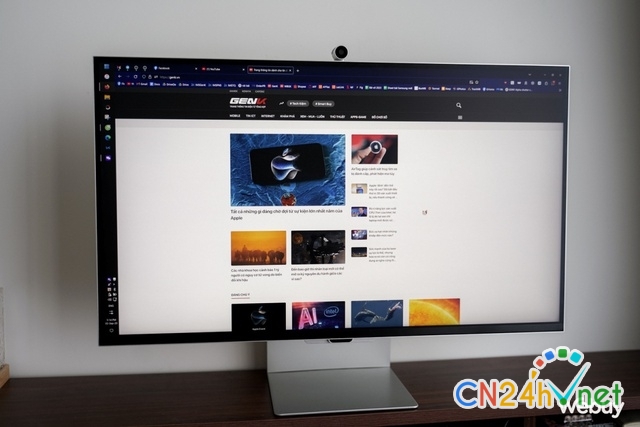 day la viewfinity s9  man hinh 5k gia 30 trieu samsung dung de dap tra apple studio display