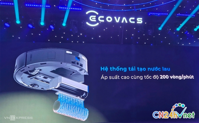 ecovacs ra robot lau nha dung choi lan dau tien tai viet nam