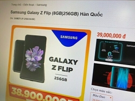 Galaxy Z Flip ‘xách tay’ giá gần 40 triệu đồng