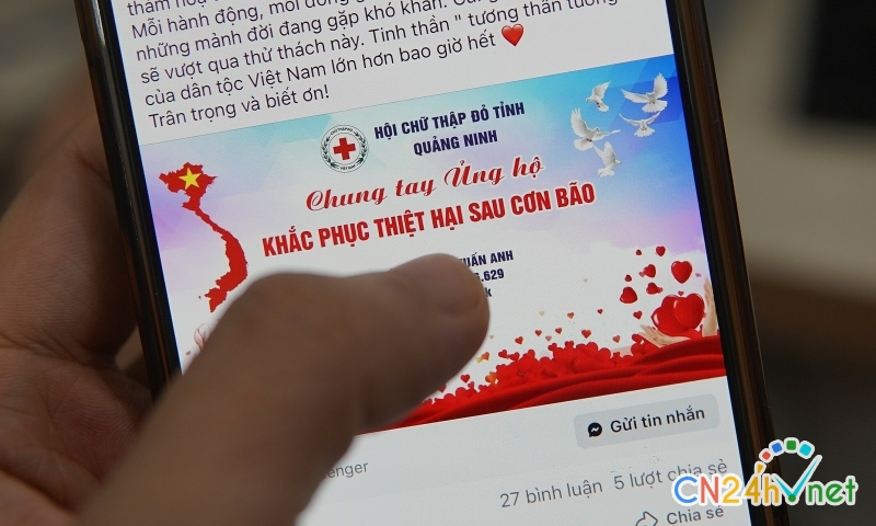 gia fanpage hoi chu thap do quang ninh keu goi tu thien