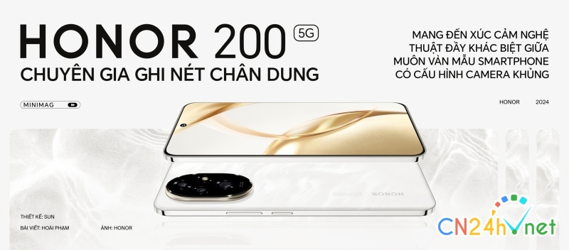 honor 200 5g mang den xuc cam nghe thuat day khac biet giua muon van mau smartphone co cau hinh camera khung