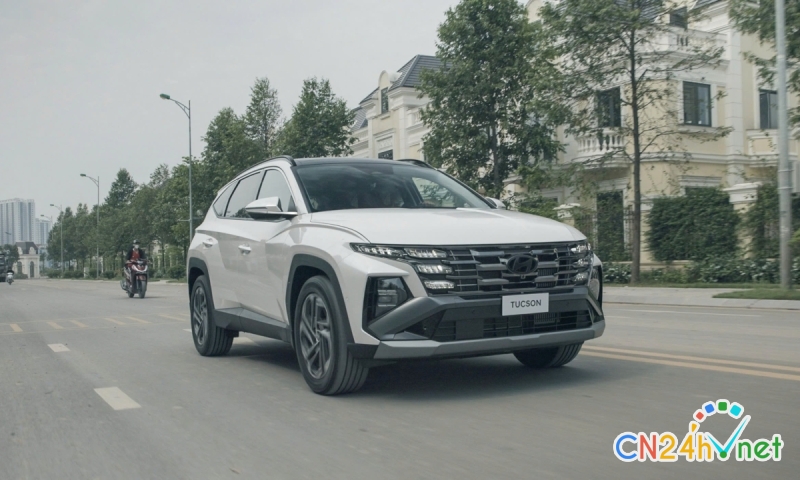 hyundai tucson 2024 lo dien tai viet nam