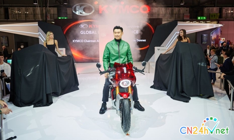 kymco lam moto dien tren nen tang xe my