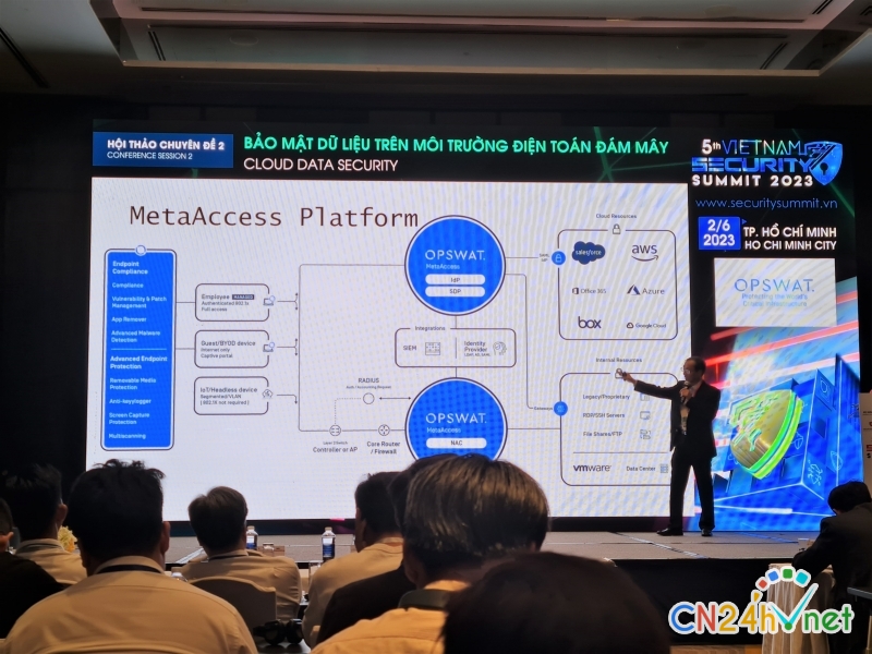 opswat mang den giai phap bao mat hang dau metaaccess tai vietnam security summit 2023