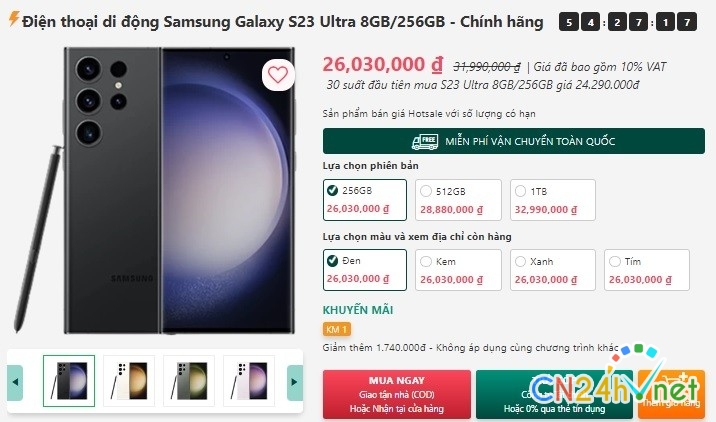 samsung galaxy s23 ultra   8217 re giat minh  8217  sau giam gia   8217 ky luc  8217  thang 6 iphone 14 pro max   8217 duoi suc  8217