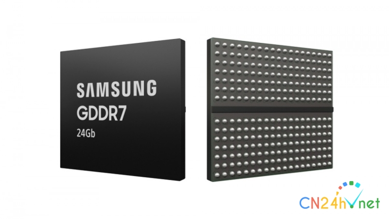 samsung ra ram gddr7 3 gb dau tien tren the gioi