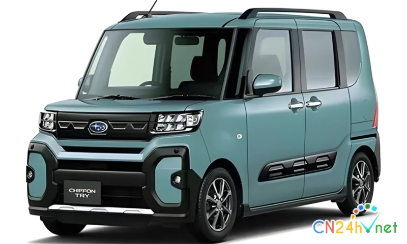 subaru chiffon try   kei car khoac ve off road