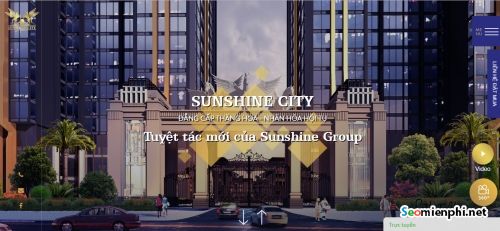 thiet ke website du an bat dong san city sunshinegroup vn