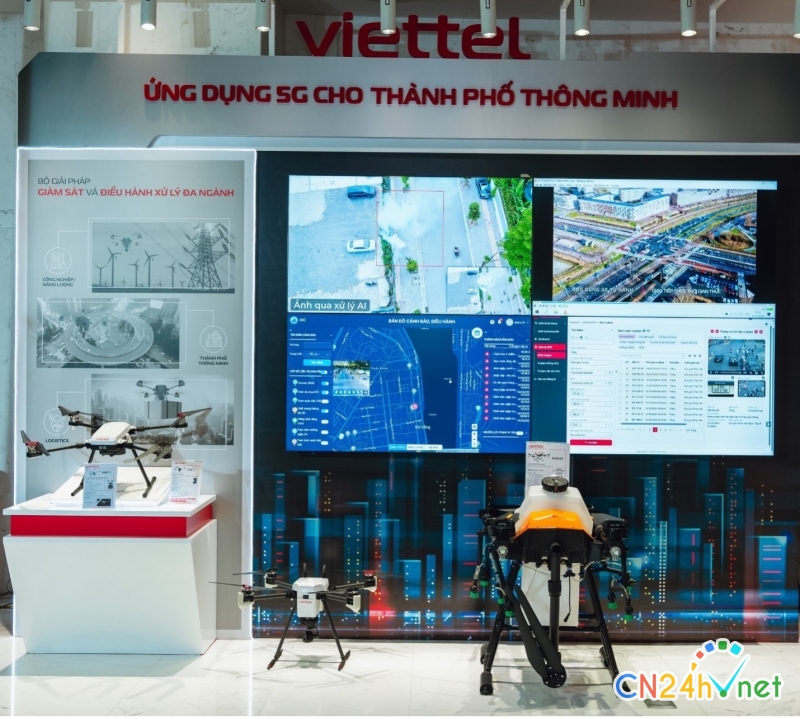 viettel ung dung 5g trong giao thong thong minh va logistics